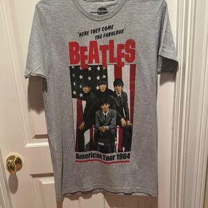 The Beatles Gray American tour 1964 T-Shirt